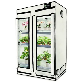 Active Grow Flowers & Fruits High Intensity 2' x 4' 3-Tier LED Walden White Grow Tent Kit