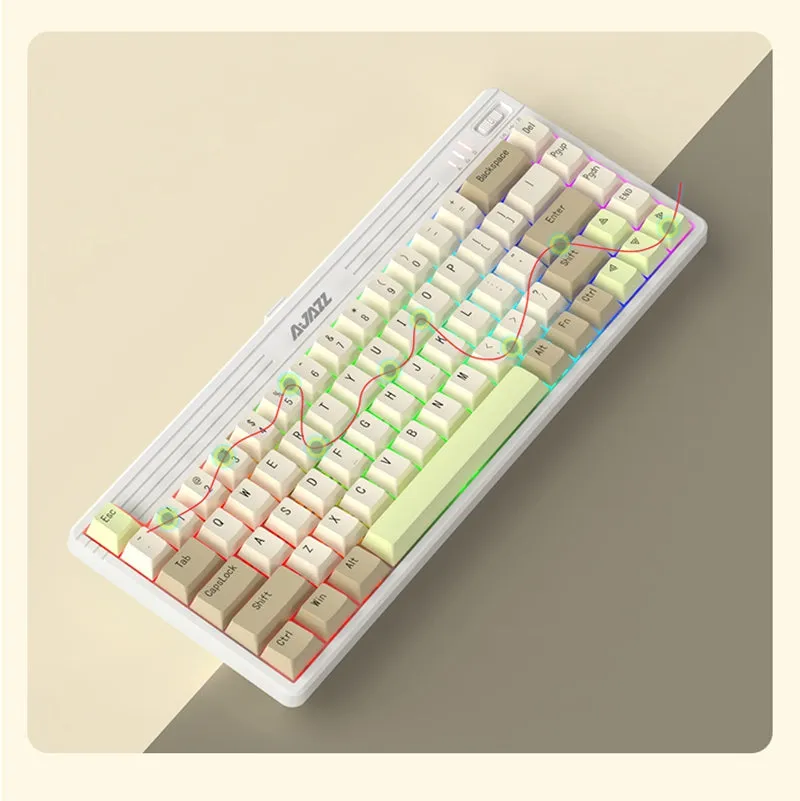 AJAZZ K690T Pro Three Mode Mechanical Keyboard