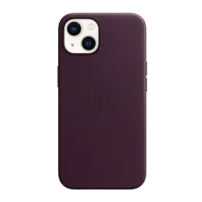 Apple iPhone 13 Leather Case MM143ZE/A Dark Cherry With Magsafe