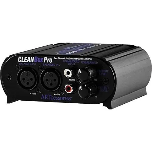 ART Cleanbox Pro Two Channel Level Converter