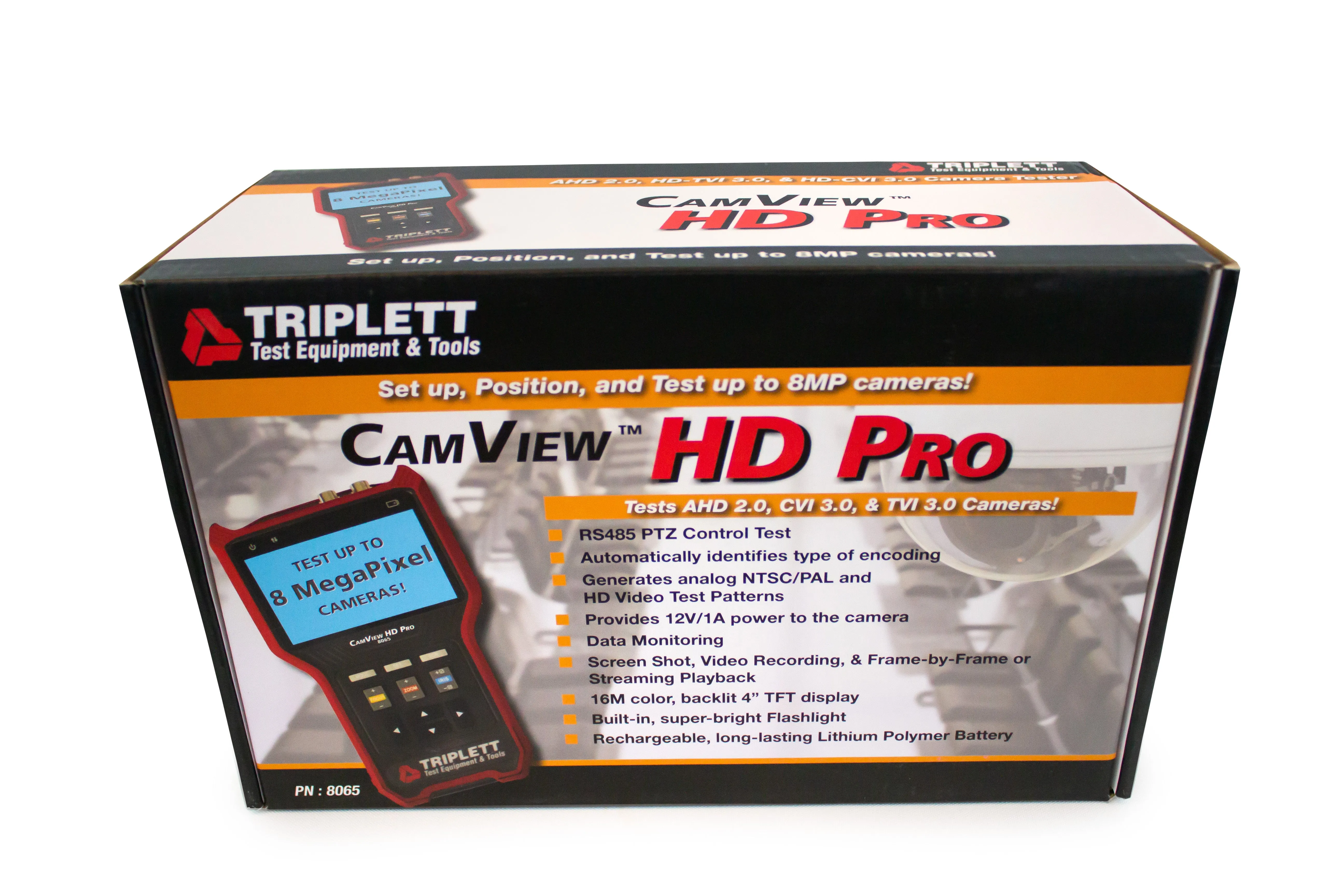 CamView Pro HD™ Analog Security Camera Tester: AHD 2.0, HD-CVI 3.0, HD-TVI 3.0 - (8065)