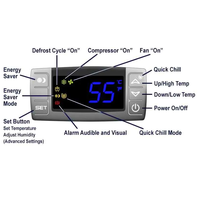 CellarPro 3000Shqc Mini Split Horizontal 25ft Quick Connect (up to 600 cubic feet)