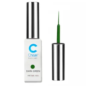 Chisel Nail Art Gel - Dark Green