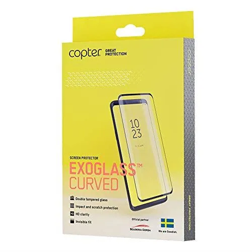 Copter Exoglass Curved Black Screen Protector for iPhone X XS 11 Pro 5.8"