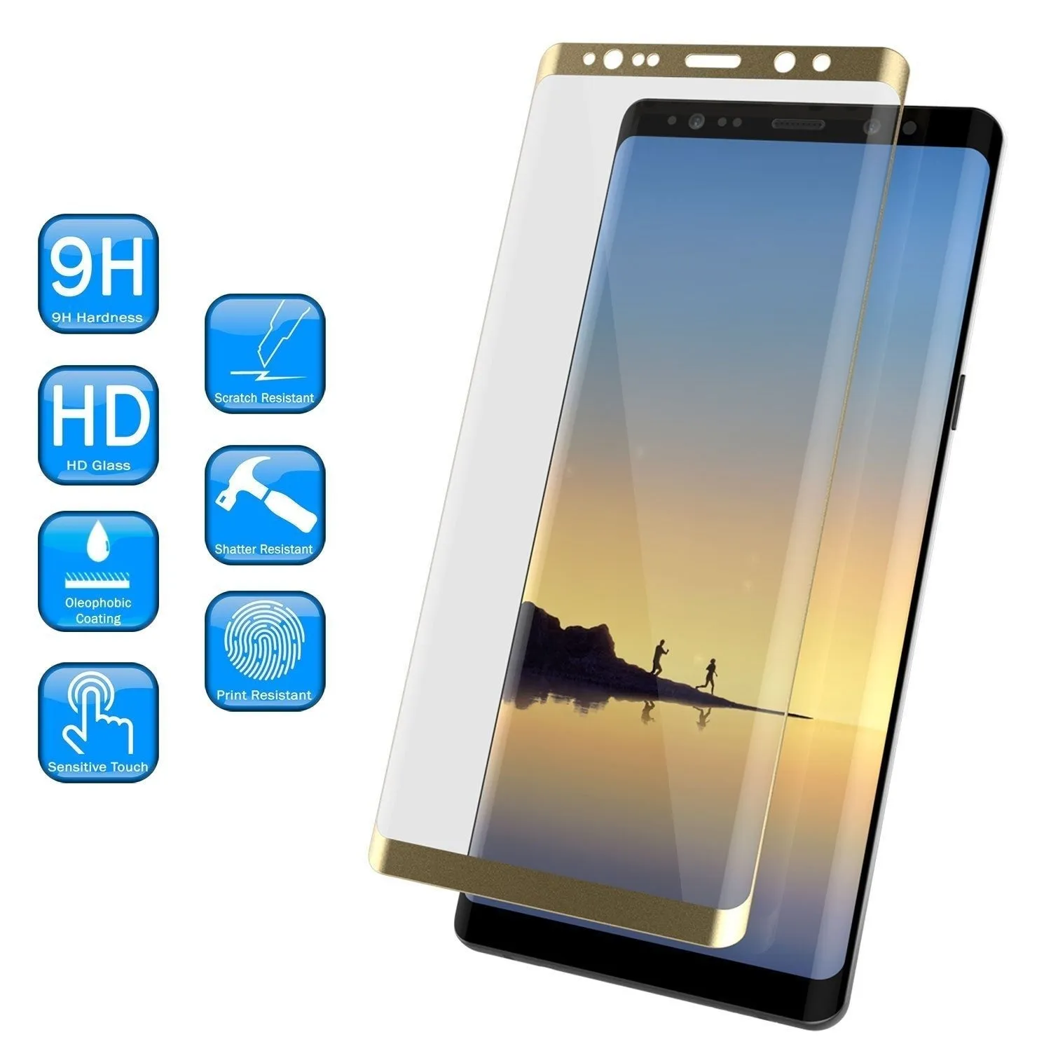 Galaxy Note 20 Ultra Black Punkcase Glass SHIELD Tempered Glass Screen Protector 0.33mm Thick 9H Glass