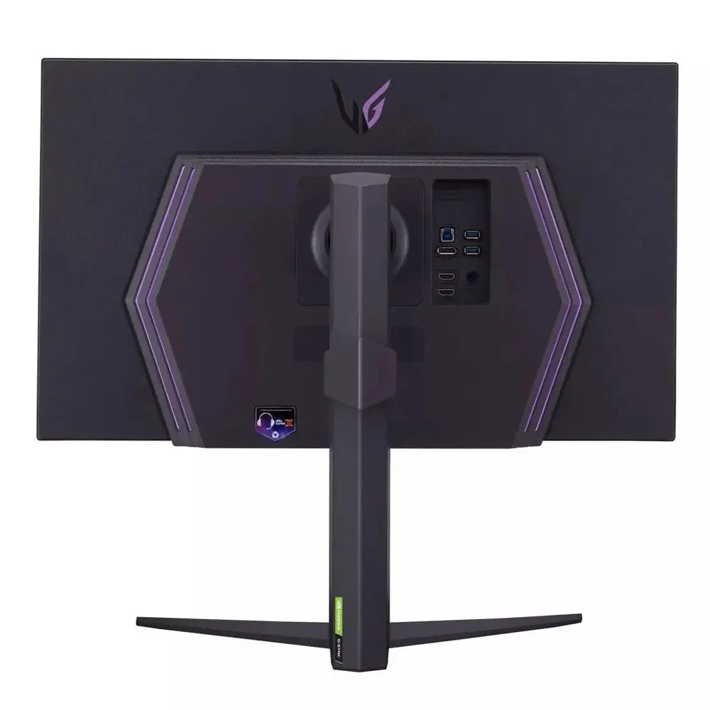 Gaming monitor LG UltraGear 27GR93U, 27", 4K, 144 Hz, Fast IPS, black