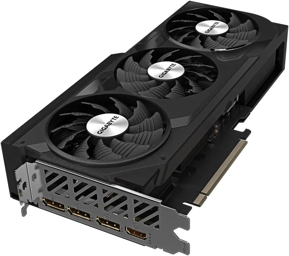 Gigabyte GeForce RTX 4070 WINDFORCE OC V2 12G Graphics Card – 12GB GDDR6, 192-bit, PCI-E 4.0, 2490MHz Core Clock, 3 x DisplayPort 1.4a, 1 x HDMI 2.1a, NVIDIA DLSS 3, GV-N4070WF3OCV2-12GD