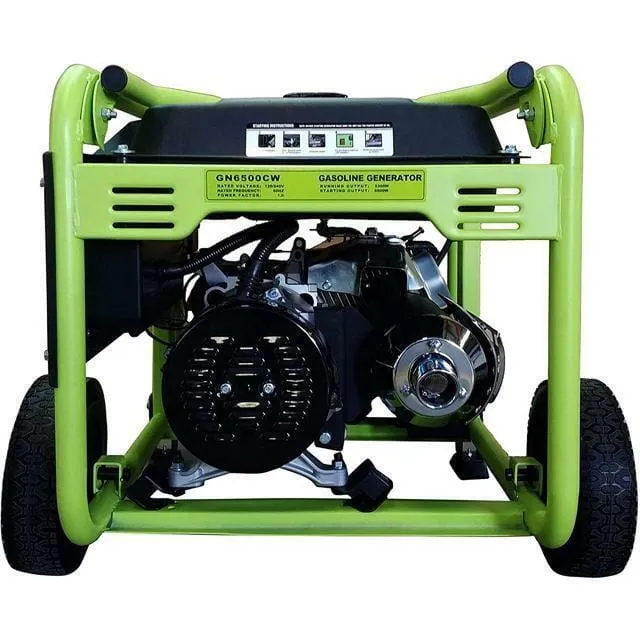 Green-Power America 6500/5300-Watt Gas Powered Portable Generator - GN6500CW