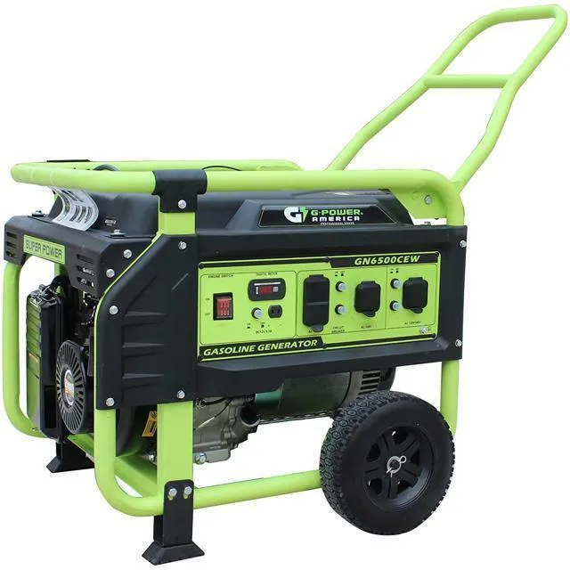 Green-Power America 6500/5300-Watt Gas Powered Portable Generator - GN6500CW