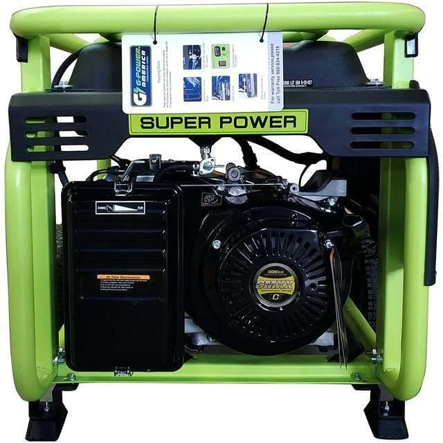 Green-Power America 6500/5300-Watt Gas Powered Portable Generator - GN6500CW