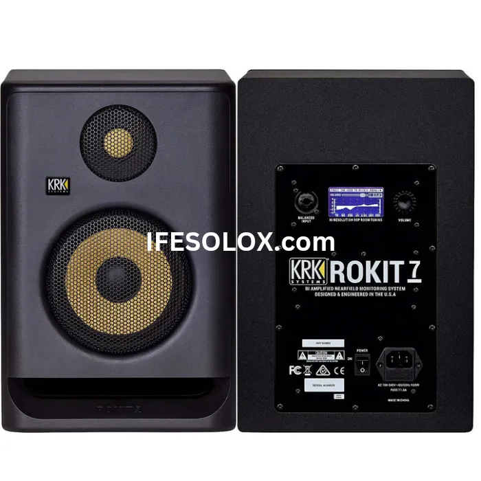 KRK ROKIT 7 G4 Dual (2-Way) 7" Active Near-Field Studio Monitor Speaker for Music Production - Brand New