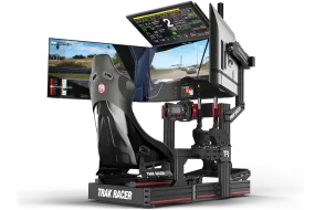 Large Cockpit-Mounted Quad Monitor Stand - 1200mm / 47.25" Wide