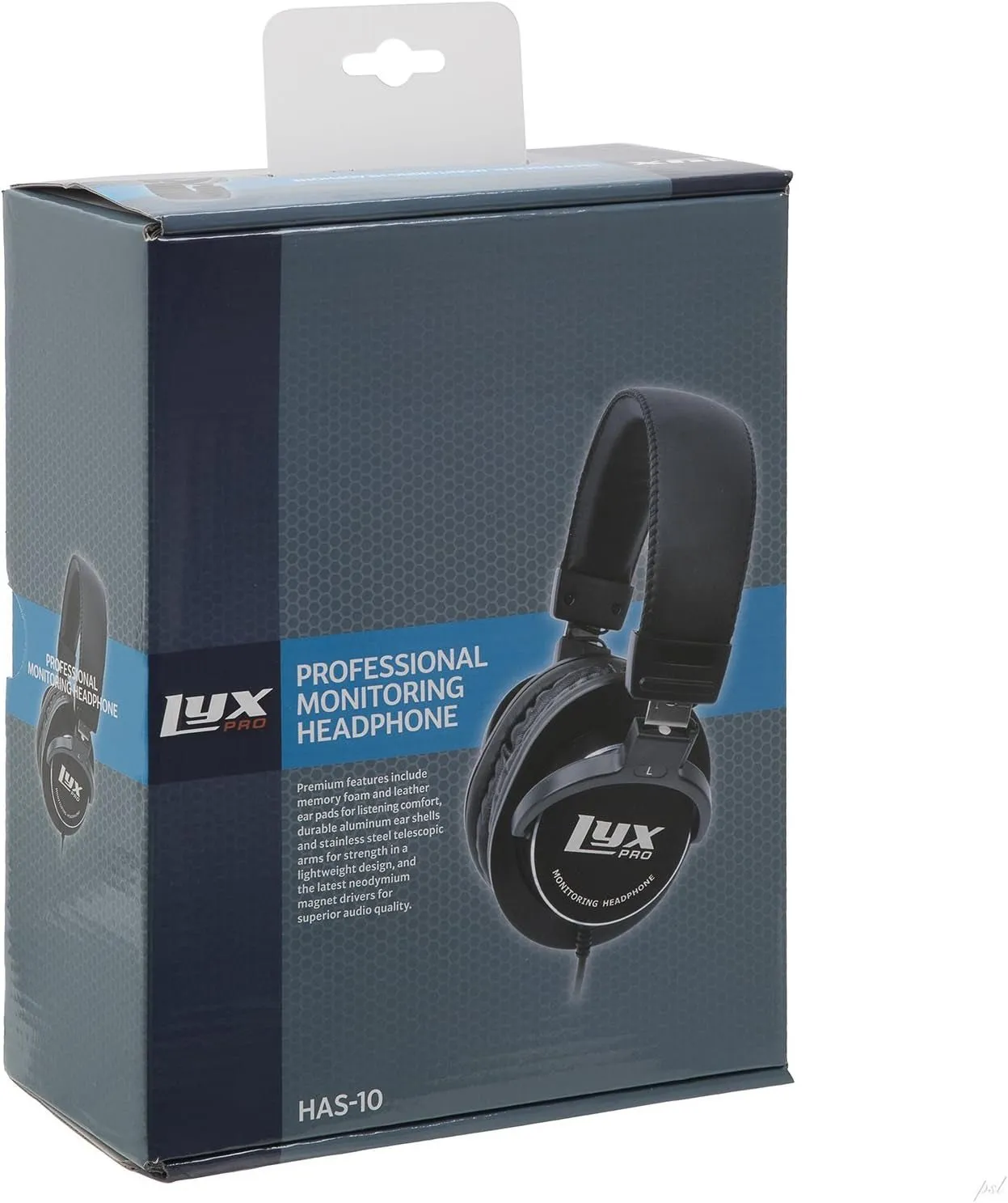 Lyxpro HAS-10 Closed Back over Ear Professional Studio Monitor and Mixing Headphones,Music Listening,Piano,Sound Isolation, Lightweight and Flexible