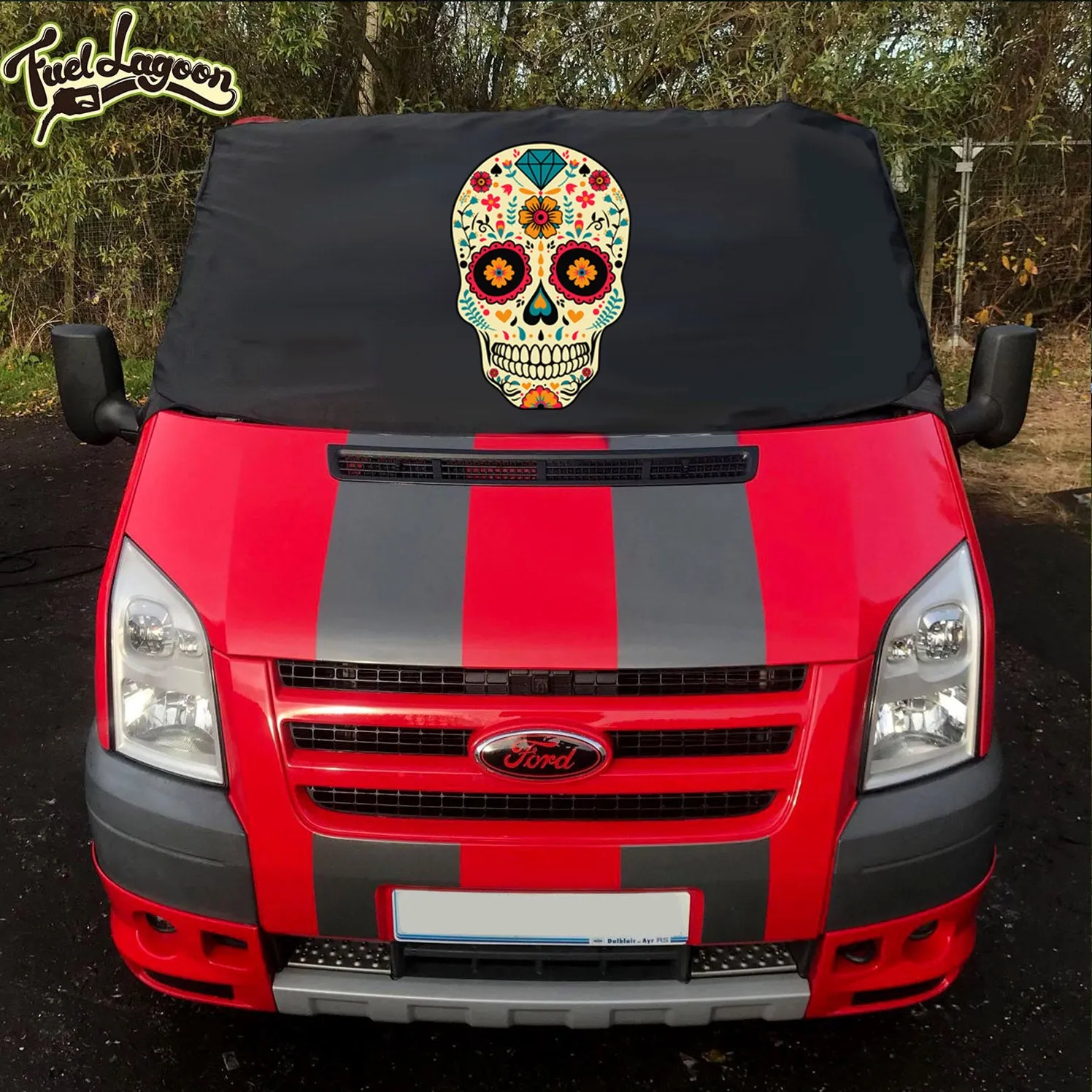 MK7 Transit Screen Wrap - Sugar Skull