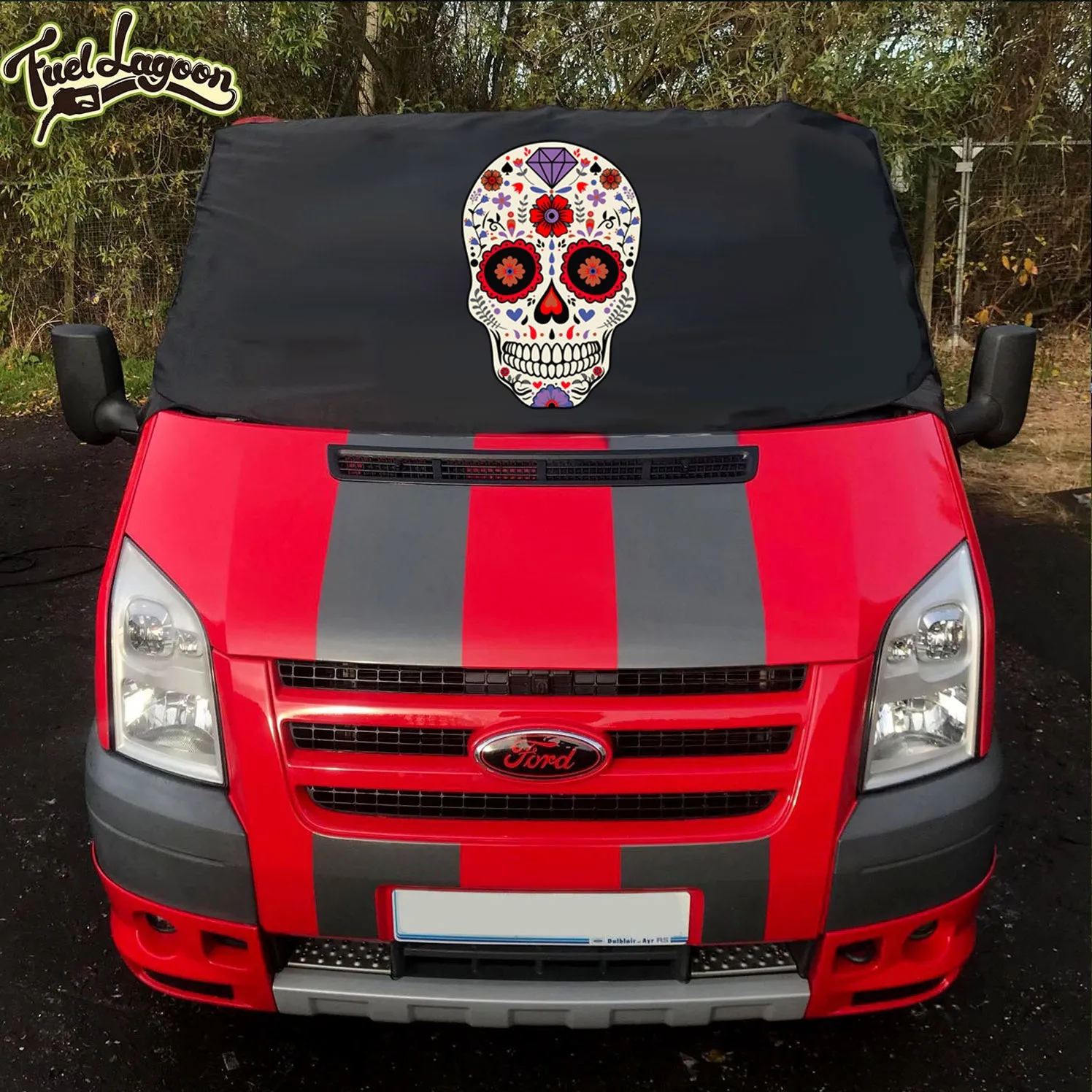 MK7 Transit Screen Wrap - Sugar Skull