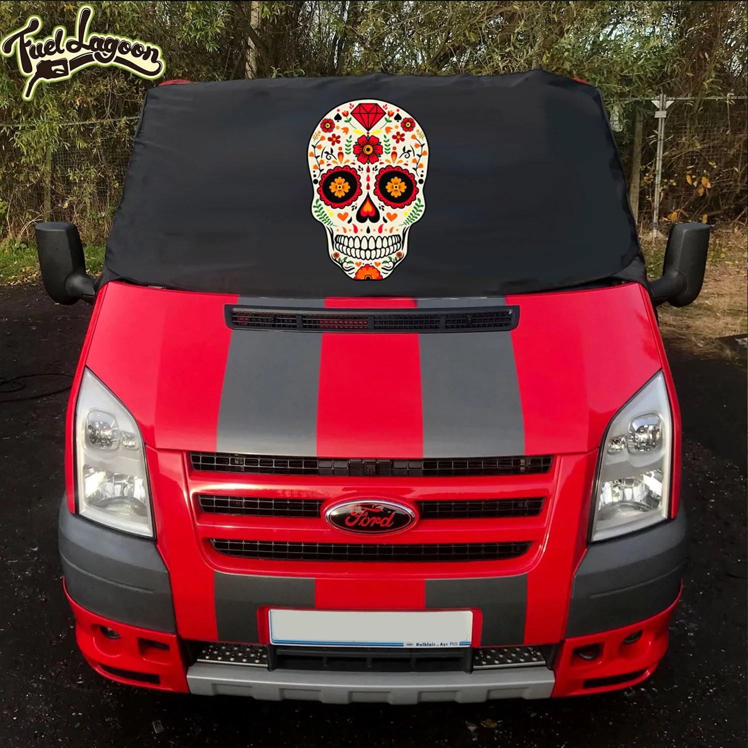 MK7 Transit Screen Wrap - Sugar Skull