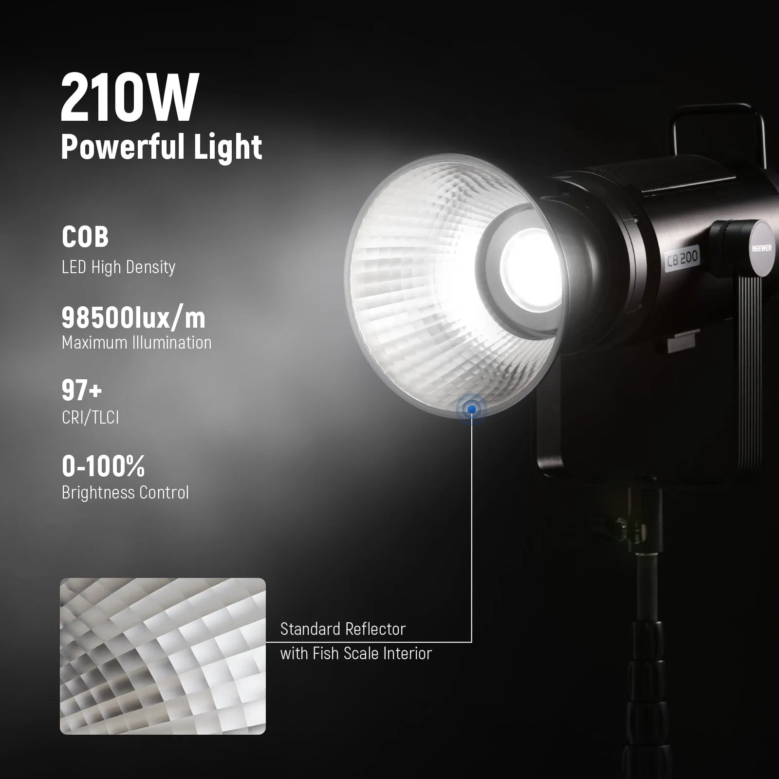 NEEWER CB200 210W LED Video Light