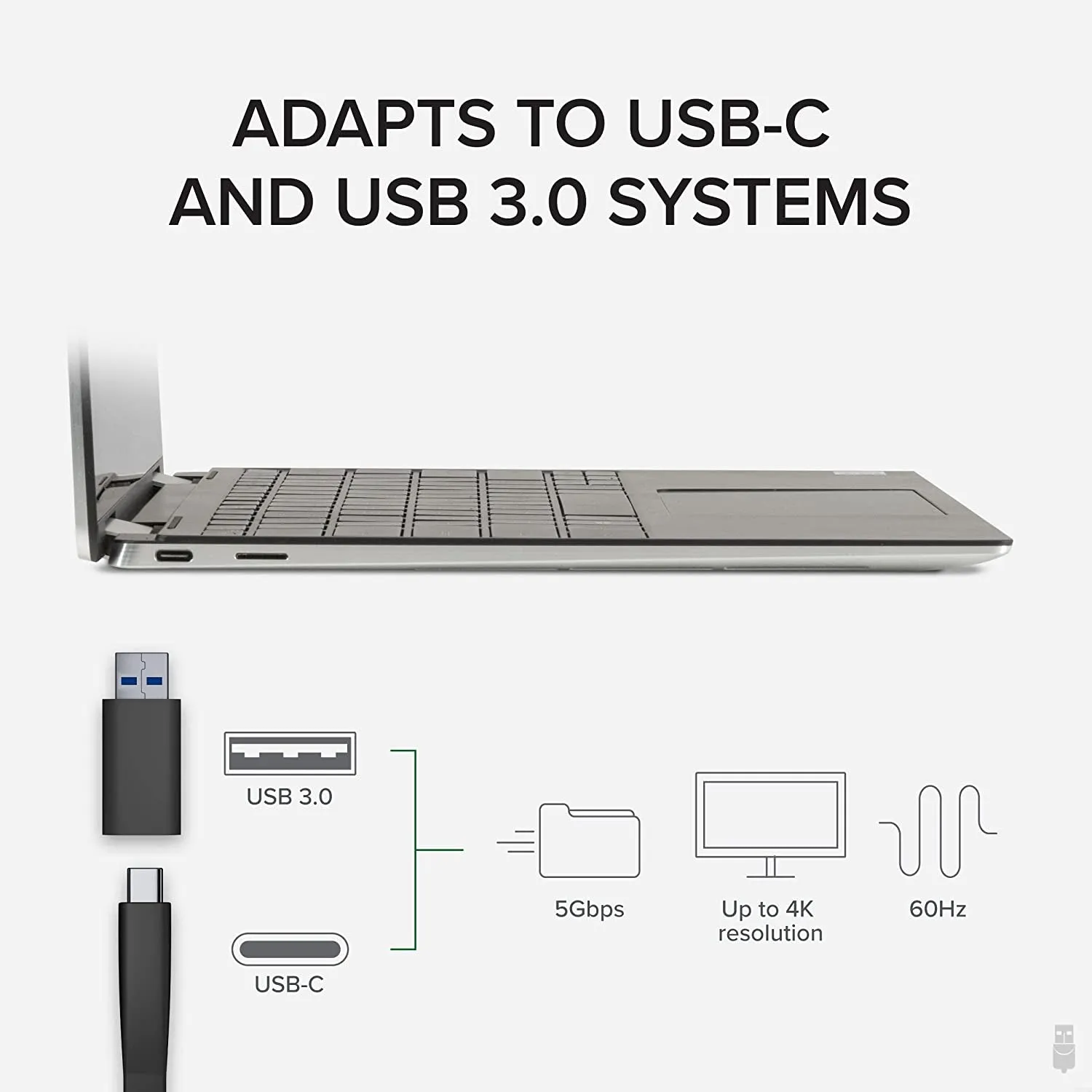 Plugable 4K Displayport and HDMI Dual Monitor Adapter for USB 3.0 and USB-C, Compatible with Windows and Mac