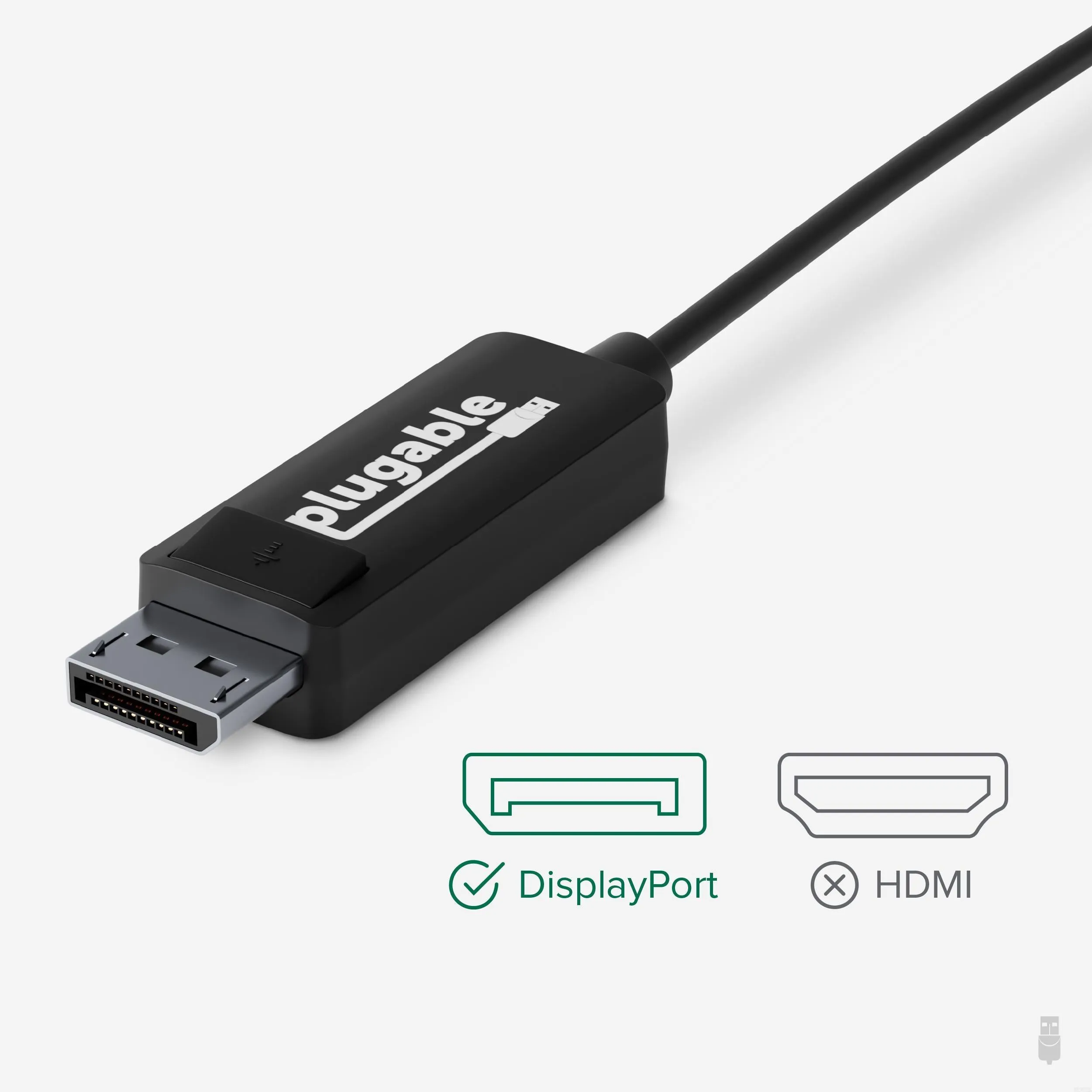 Plugable USB 3.1 Type-C to DisplayPort Adapter Cable