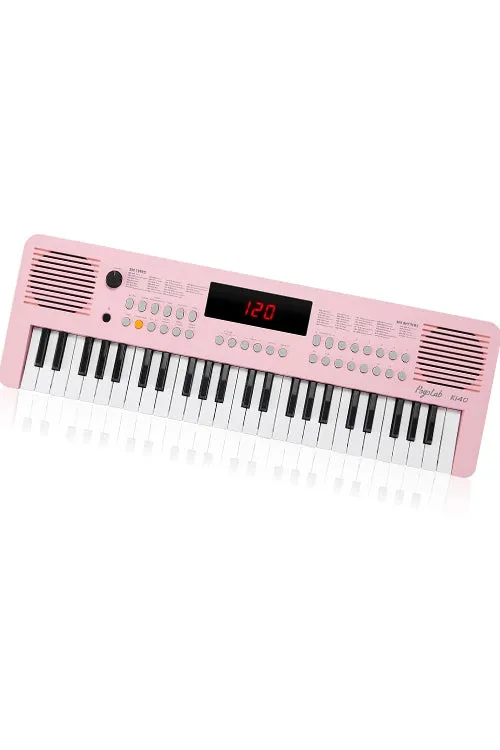 POGOLAB K140 49-Key Mini Keyboard Piano with 300 Rhythm Patterns and Versatile Features