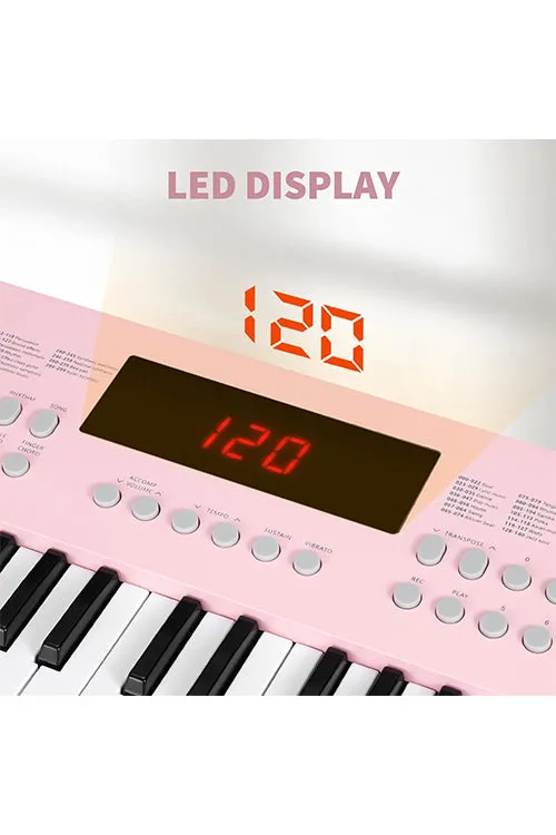 POGOLAB K140 49-Key Mini Keyboard Piano with 300 Rhythm Patterns and Versatile Features