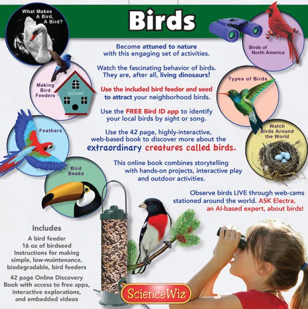 ScienceWiz Interactive Birds Kit and Book