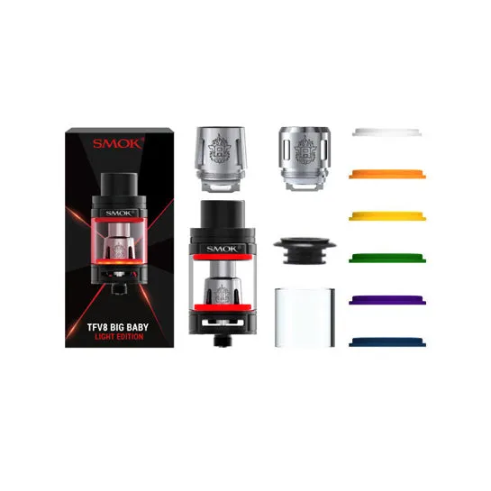 Smok TFV8 Big Baby Light Edition Tank (w/ Color LED)