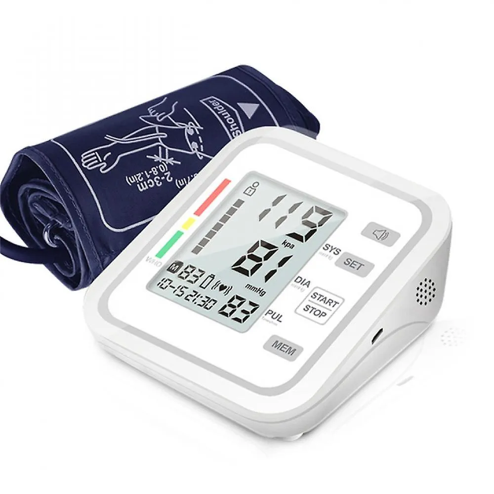 Tonometer Digital Blood Pressure Monitors For Measuring Arterial Pressure Cuff Sphygmomanometer Upper Arm