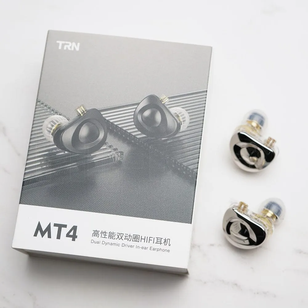 TRN MT4 High-Performance Dual Dynamic HiFi In-Ear Monitors