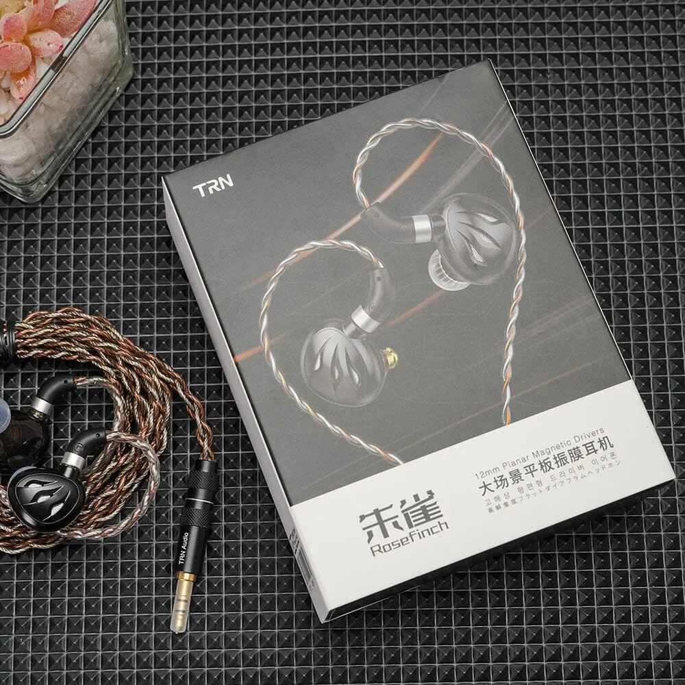 TRN Rosefinch 12 mm Planar Magnetic Driver In-Ear Monitors