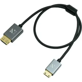 ZILR 4Kp60 Hyper Thin High Speed HDMI Secure Cable with Mini Connector (45cm /17.7")